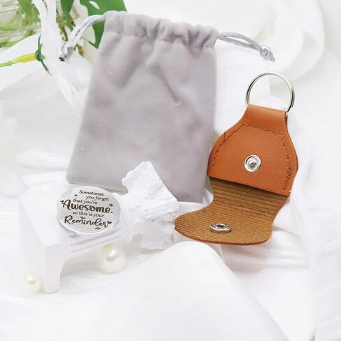 AmoraKiva Pocket Hug Token Inspirational Gift For Women Birthday Unique Long Distance Gift For Bestfriend With Pu Leather Funny Keychain Valentines Day Gifts in Kuwait
