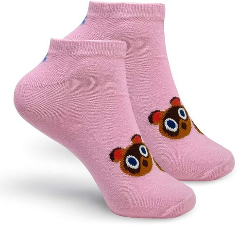 كونترولر جير جوارب أنيمال كروسينج: نيو هورايزونز بيلز اون ماي مايند - 3 عبوات - جوارب كاحل أصلية ورسمية من نينتندو انيمال كروسينج in Kuwait