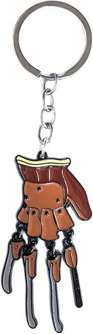 IMAKARA Anime Keychain Freddy Glove Kruger Claws Enamel Keychain Pendant Backpack Accessories Decorations in Kuwait