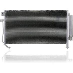 A/C Condenser - Pacific Best Inc. Compatible/Replacement for 3748 03-08 Subaru Forester - With Receiver & Dryer