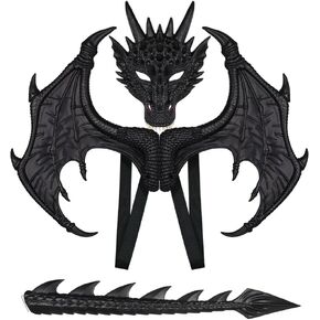 Dragon Wings Props Cosplay Wing With Tail Mask