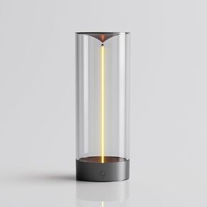 Minimalist Desk Lamp Cordless Table Lamps LED Rechargeable Modern Nightstand Lights Dimmable with 3 Levels for Gaming, Home Office, Bedroom, Living Room, Kitchen, Bar, Restaurant
