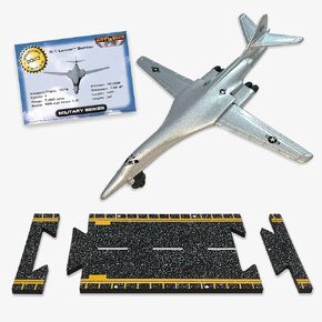 Hot Wings B-1 (with silver markings) with Connectible Runway