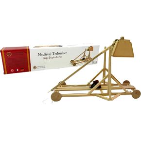 مجموعة Pathfinders Trebuchet ألعاب البناء أسلحة العصور الوسطى مجموعة الحرف الخشبية مجموعة العلوم الجذعية لعبة المنجنيق نموذج عدة هدية عيد ميلاد للأولاد لغز ثلاثي الأبعاد للبالغين تعلم التعليم مجموعة الهندسة