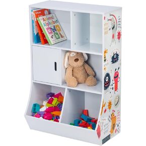 Honey-Can-Do Kids 6-Cube Storage Caddy SHF-08723 Assorted