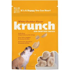 Krunch Air Crisp Dog Treat, Healthy Treats for Training, Dog Treats with 5 Calories Per Crisp, Low Fat, Perfect for Sensitive Stomachs & Skin – Honeycrisp Apple