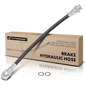 A-Premium Rear Brake Hydraulic Hose Compatible with Select Chevy, Buick, Oldsmobile and Pontiac Models - Impala, Monte Carlo, Allure, Century, LaCrosse, Regal, Alero, Intrigue, Grand Am, Grand Prix