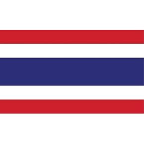 Thailand Flag Vinyl Decal Sticker ไทย Car Window Bumper 5-Inches by 3-Inches Premium Quality UV Resistant Laminate PDS023