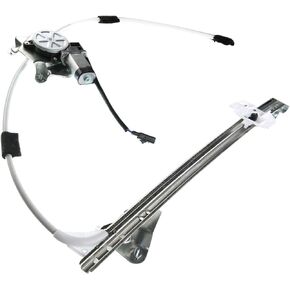 YHTAUTO Rear Power Window Regulator Passenger Side with 2-Pin Motor Assembly for Jeep Liberty 2006-2007 Sport Utility, Hole Style