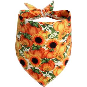 Sunflower Dog Bandana, Floral Bandana for Small Medium Large Dogs