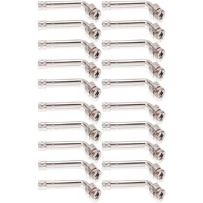 Keenso 20Pcs Aluminum Truck Tire Valve Stems TR545D 60 Degree Valve Stem for 22.5in 24.5in Wheels