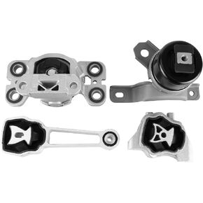 4PCS Engine Motor & Trans Mount Set Compatible with Volvo S60 S80 V60 V70 XC60 XC70 Front Torque Strut Engine Motor Mount Transmission Mount Replace A4070 A4099 A4098 A4071 for Auto Trans
