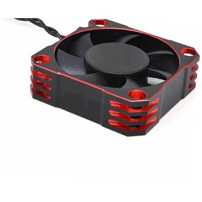 Unifizz 50mm RC Car Brushless Motor Rocket Metal Motor Cooling Fan for 1/8 1/5 1/6 RC Car Brushless Fan Motor 10000RPM