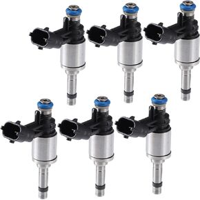 ACROPIX Car Fuel Injector Nozzle Replacement for GMC Acadia Denali, SL, SLE, SLT 3.6L 2012-2016 No.12663380 - Pack of 6