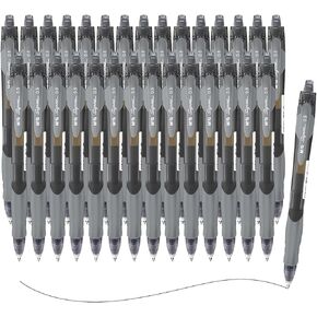 M&G 30 Pcs Gel Pens, 0.5mm Black Ink Gel Pen Fine Point Pens, Retractable Gel Ink Rollerball Pens, Quick Dry Gel Ink Pens with Large Capacity Ink Smooth Writing for Office School Women Men (Modern) in Kuwait