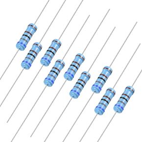 uxcell 30Pcs 6.8K Ohm Resistor, 2W 1% Tolerance Metal Film Resistors, Lead, 5 Bands for DIY Electronic Projects and Experiments