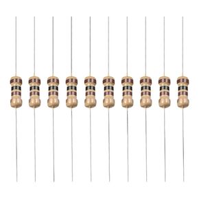 YOKIVE 400 PCS Carbon Film Resistors, 1/4W 100 Ohm 5% Tolerances Resistor, Good for DIY Electronic Projects (4 Color Band, 1.77x0.09-Inch)