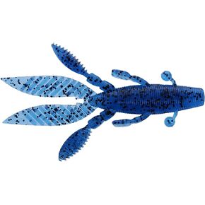 Gary Yamamoto 4.5" FLAPPIN' HOG/Blue W/Large Black Flake (5 Pack)