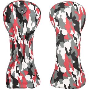 Golf Builder Red Camouflage Golf Club Driver/Fairway Wood/Hybrid Head Cover 1 3 5 UT Cover