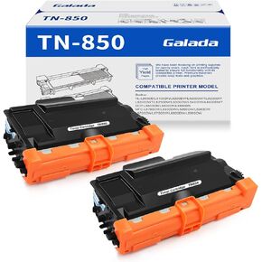 Galada Compatible Toner Cartridge Replacement for Brother TN850 TN-850 TN820 TN-820 TN-880 for Brother HL-L6200DW HL-L6200DWT MFC-L5850DW MFC-L5900DW L5200DW L5700DW Printer (Black High Yield 2 Pack)