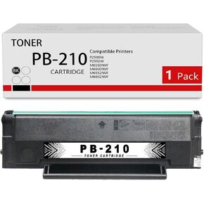 PB210 Black Toner Cartridge | 1-Pack PB-210 Replacement for Pantum M6552NW M6602NW M6550NW M6600NW P2500W P2502W Printer Toner
