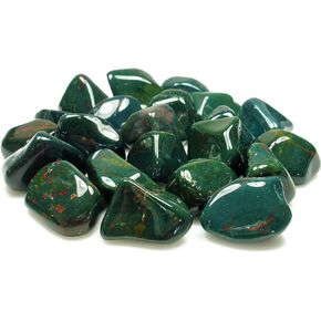 Jet Bloodstone Tumbled Stone 100 Grams Pocket Stone Plam Stone Reiki Chakra Balancing Agate Stone Healing Gift Approx 0.75 to 1 Inch Stone