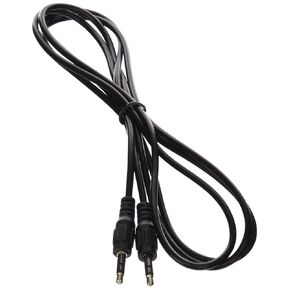 ChromaCast 2 Pack 5ft Black 3.5mm كبل Aux مطاطي، محول إدخال مساعد صوتي ذكر إلى ذكر AUX سلك لسماعات الرأس، السيارة، أجهزة الاستريو المنزلية، مكبر الصوت، iPhone، iPad، iPod، Echo والمزيد