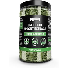 Pure Original Ingredients Broccoli Extract (730 Capsules) No Magnesium Or Rice Fillers, Always Pure, Lab Verified