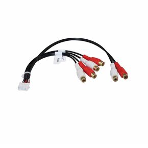 14Pin RCA Harness Compatible with Kenwood 6 RCA Audio Audio Input Output