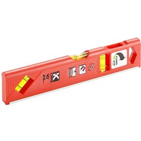 Kapro - 929 Magnetic Toolbox Level + Plumb Site - For Leveling and Measuring - Features V-Groove and Magnet Base - Lightweight & Compact Profile - 10"