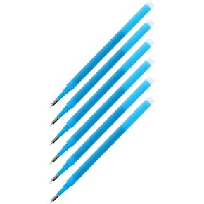 Pilot Frixion Gel Ink Refill, Extra Fine, 0.5mm, Light Blue, Pack of 6