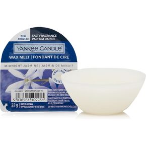 Yankee Candle Wax Melts, Midnight Jasmine, Up to 8 Hours of Fragrance, 1 Count, White