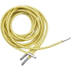 Popular Shoelace 140Cm Round Rhinestone Rope Diamond Tube Trimming Diy Trouser Hoodie Drawstring Garment Accessories