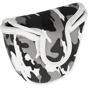Golf Mallet Putter Cover Headcover Camouflage Pattern Head Protective Bag