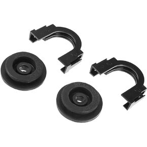 No.21506-6M100 Upper Radiator Mounting Bushing for Nissan Altima 2007-2015 / Upper Radiator Mounting Bracket/Durable / 2Pcs Black