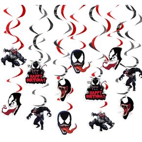 لوازم حفلات السم 12 * دوامات معلقة لديكورات عيد ميلاد السم، للأطفال الأولاد والبنات لديكورات حفلات أعياد الميلاد ذات موضوع سعيد. in Kuwait