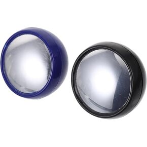 Rear View Mirror Monitor Mirror 2pcs Clip On Cubicle Mirror Computer Desk Convex Mirror for Office Security Personal Cabinet Desk Rearview Monitors Safety Blind Spot Mirror