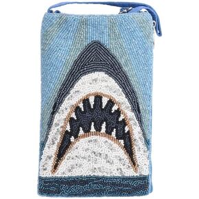 Bamboo Trading Shark Bite Club Bag, 7.5-inch Height, Women Accessories, Fashion, Travel Bag