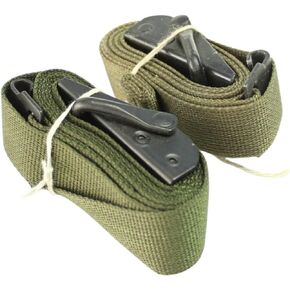 Straps, Cargo Tie-Down for US Army ALICE Pack 53 Inches Long - 2 Pack - Original Unissued Condition