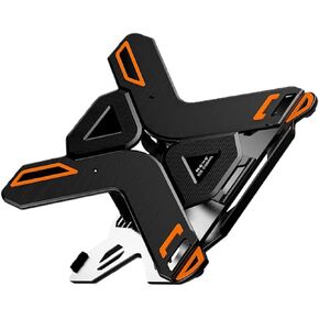 NUOBESTY Computer Lifting Bracket Laptop Folding Table Foldable Tablet Stand Laptop Stand Phone Holder Folding Laptop Desk Adjustable Computer Stand Tablet Holder Plastic Portable E5 Pill in Kuwait