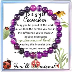 ladybug Bracelet ladybug gifts ladybugs Jewelry coworker gifts for women coworker leaving gifts for women going away gifts for coworkers women leaving job gifts coworker gifts