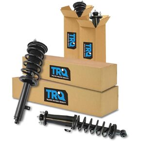 TRQ Front and Rear Strut & Coil Spring Assembly Set Driver & Passenger Sides Compatible with 06-13 Lexus IS250 11-13 IS350