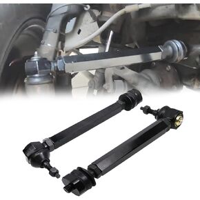RULLINE Heavy Duty Tie Rods Compatible with 6.6 Duramax Diesel Chevy Silverado 2001-2010 GMC Sierra 2500HD 3500HD KRTR10