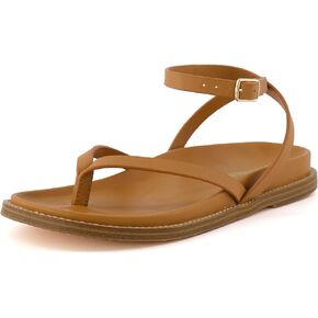 CUSHIONAIRE Women's Novel footbed sandal with +Comfort, Wide Widths Available