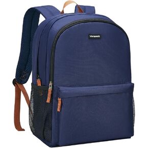 حقيبة ظهر Vorspack للرجال والنساء - حقيبة ظهر خفيفة الوزن للكلية وحقائب ظهر كاجوال للاستخدام أثناء السفر - أسود in Kuwait