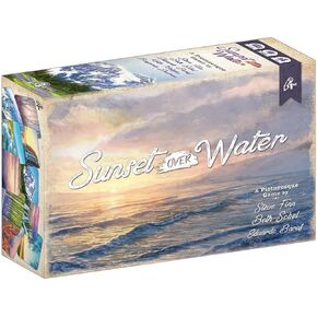 Sunset Over Water Card Game – A Picturesque Game of Painting Landscapes and Exploring Nature by Pencil First Games for 1-4 Players