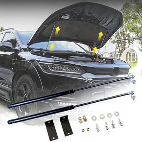 Front Hood Lift Supports for Honda CRV CR-V 2017 2018 2019 2020 2021 2022 2023 OEM Replacement Bonnet Hydraulic Gas Charged Hood Lift Shocks Bar Springs Props Support Assist Kits