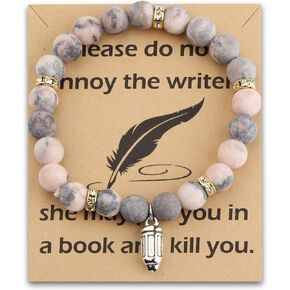 Zuo Bao Writer Gift Author Gift Writer Bracelet Please Do Not Annoy The Writer Charm Writing Gift Author Jewelry