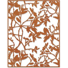 Sizzix Thinlits Die-Leafy Twigs by Tim Holtz, 665436, Multicolor