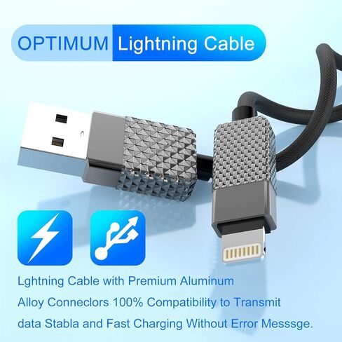 [Apple MFi Certified] Apple Charging Cable16FT iPhone Chargers Lightning Cable 5M, Fast iPhone Charging Cord for iPhone 12/11/11Pro/11Max/ X/XS/XR/XS Max/8/7, ipad in Saudi Arabia